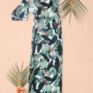 Rachel Zoe Collection Palm Print Duster